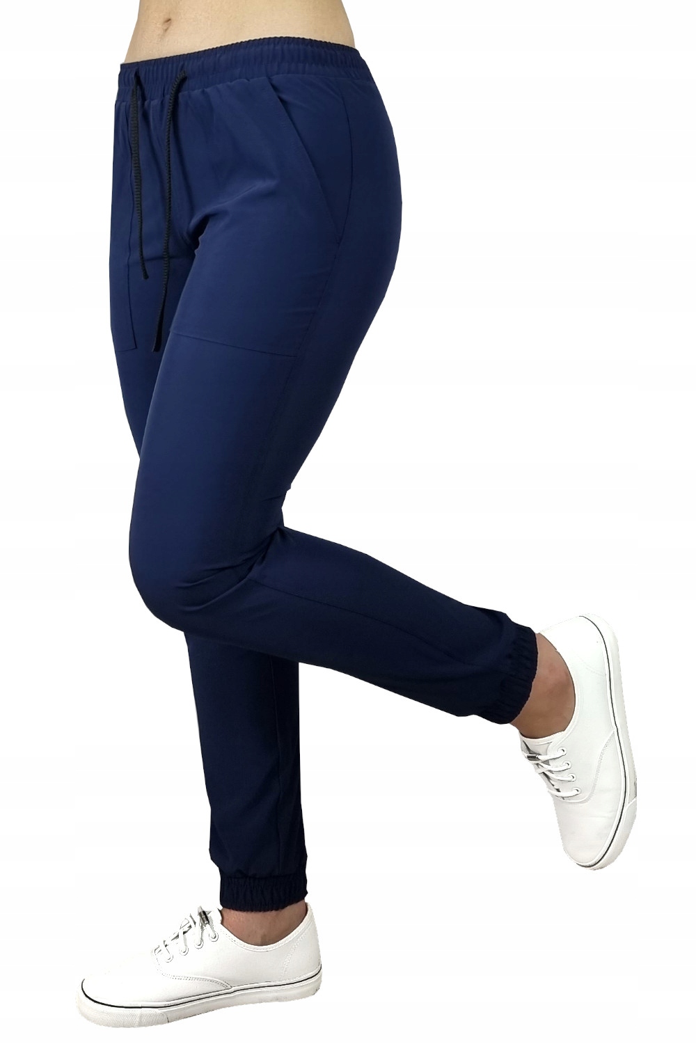 

Joggery medyczne elastyczne granat Regular Fit S