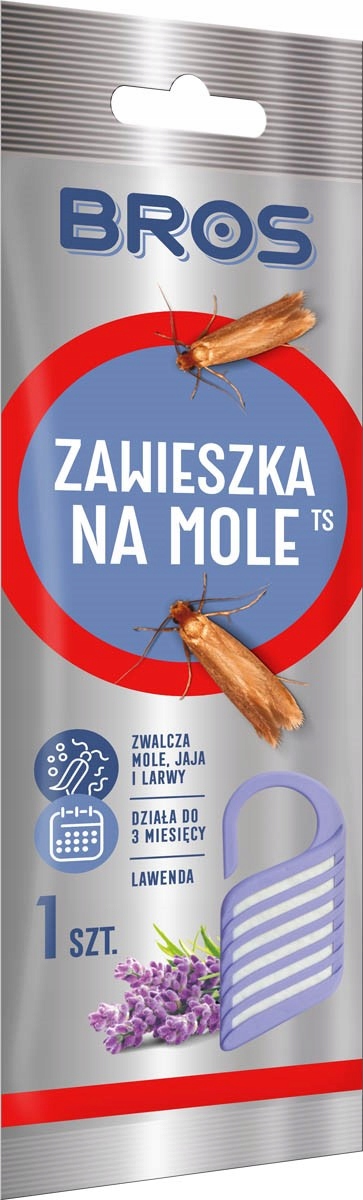 

Bros Zawieszka na Mole Odzieżowe Lawendowa 1szt