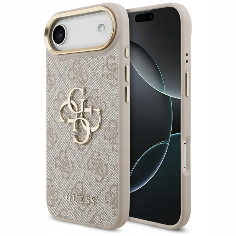 Guess 4G Big 4G Classic Logo Pouzdro pro iPhone Air (růžové zlaté)