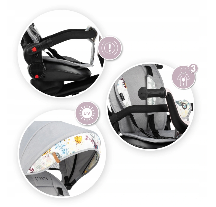 ROWEREK TRÓJKOŁOWY 5w1 MoMi INVIDIA OBROTOWY 360° AKCESORIA KOSZ TORBA Marka MoMi