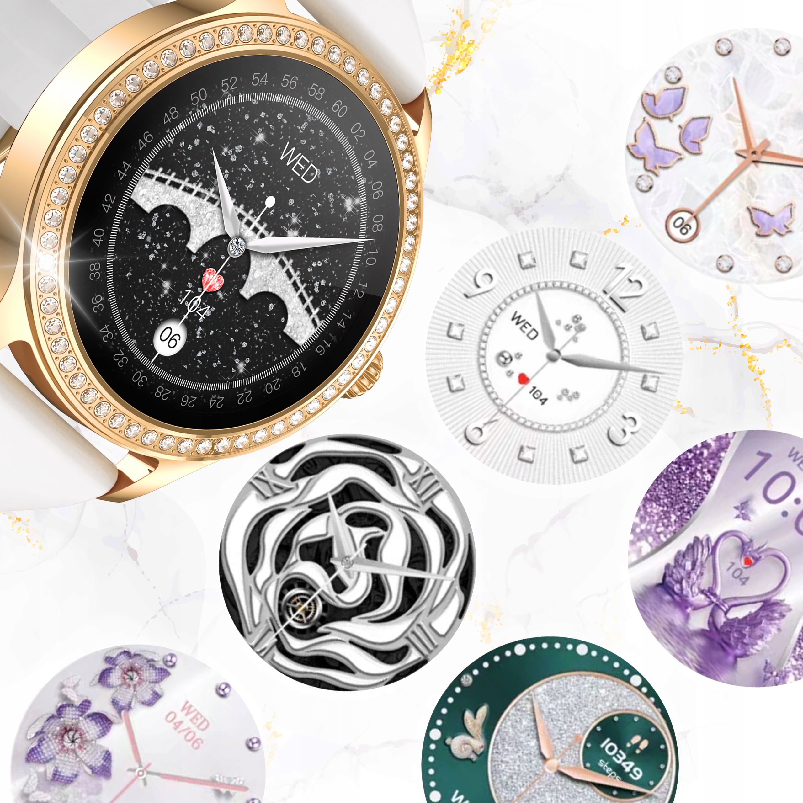 SMARTWATCH ZEGAREK MENU POLSKIE DAMSKI ROZMOWY SPORT PULS SMART WATCH Kompatybilność systemowa Android iOS Windows Phone
