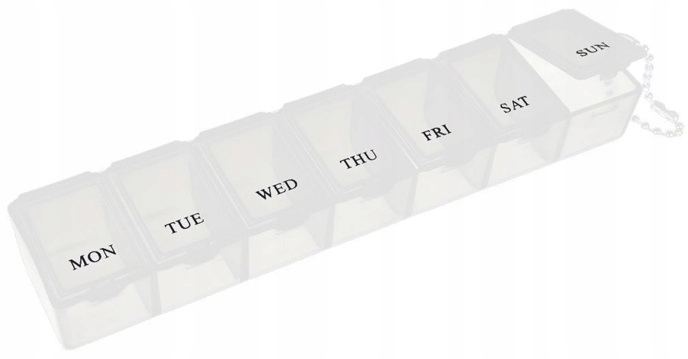 

Pojemnik Na Leki Organizer Tygodniowy Box 7 Dni