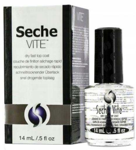 Seche Vite Dry Fast Topcoat Lakier Ochronny Trwały Szybkoschnący 14 ml