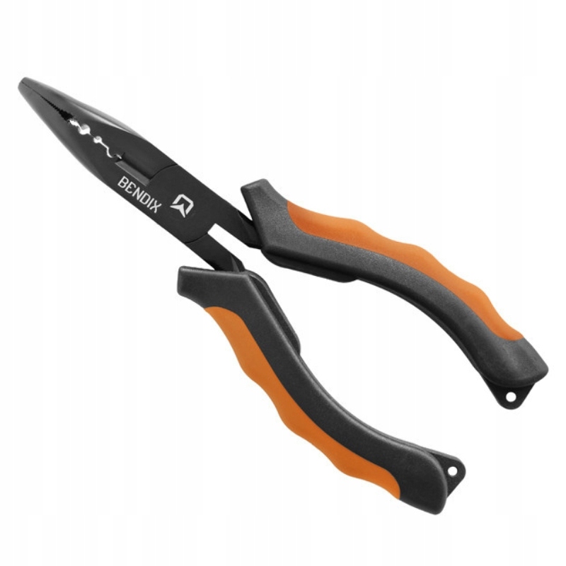 Delphin Szczypce wędkarskie uniwersalne z wygiętą końcówką Bendix 16cm