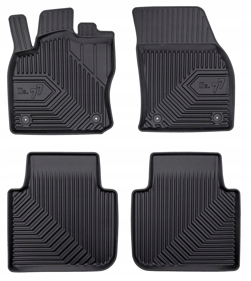 Koberce Gumové Stěrače Vw Tiguan Allspace 2017-2024 Korytka 77