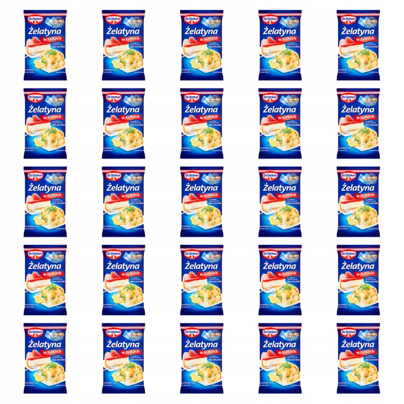 Dr. Oetker Želatina v listech 10 g X25