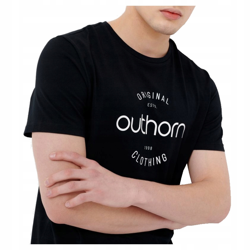 

Koszulka Męska Outhorn Czarna T-Shirt Rozm. L