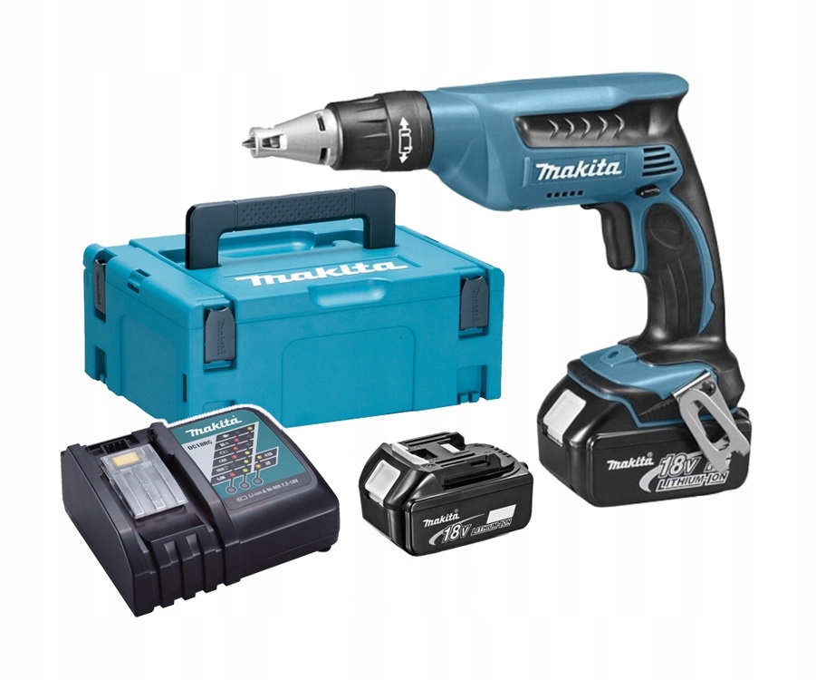 Makita Wkrętarka Do Płyt G-k 18V 2x3,0Ah DFS451RFJ