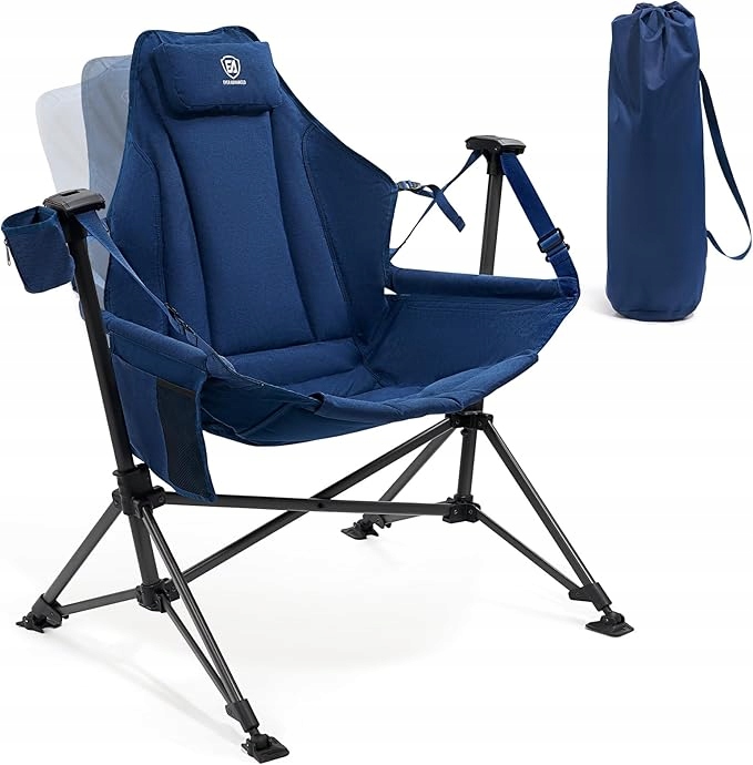 Krzesło turystyczne z oparciem Ever Advanced Yctl niebieski