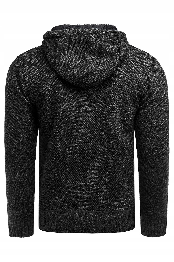 XXL - OCIEPLANY SWETER Z KAPTUREM MQ-2834 Marka Matt