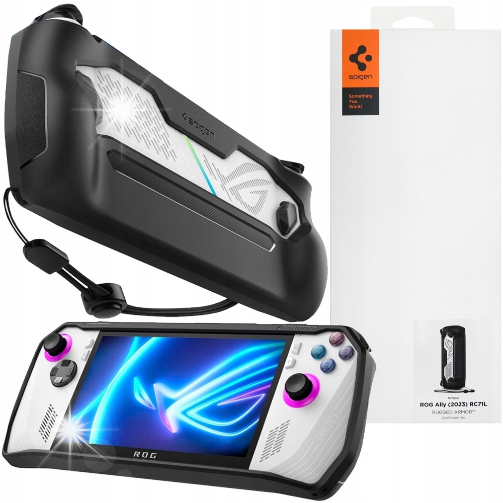 Spigen Rugged Armor Asus Rog Ally czarny/black ACS06921