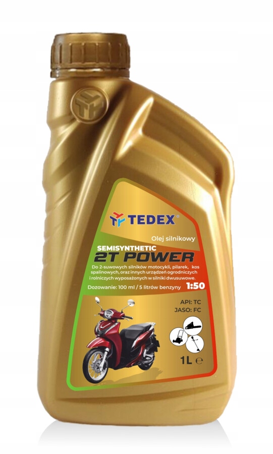 

Tedex 2T Power 1L Olej do silników dwusuwowych