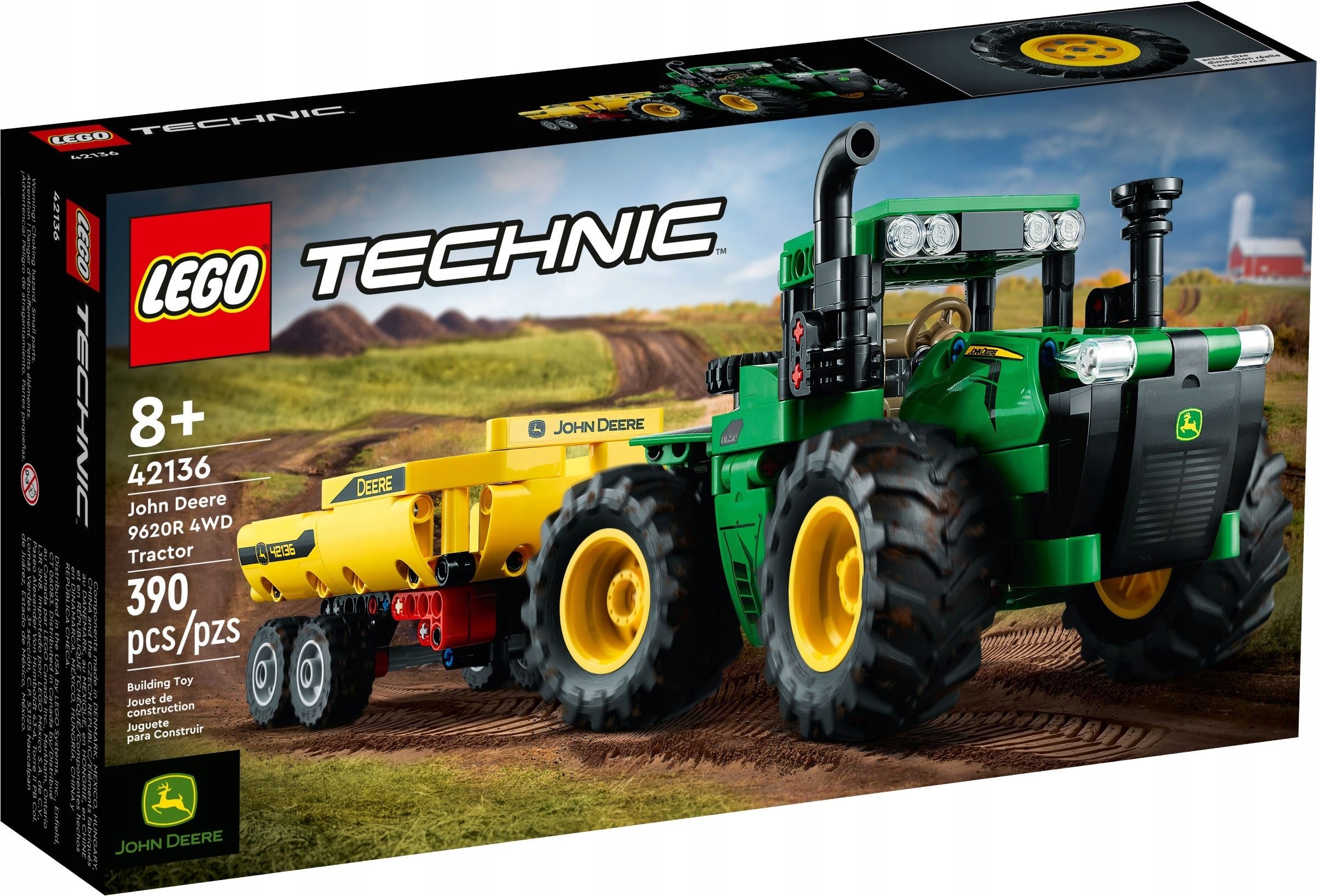4You Lego Technic 42136 Traktor John Deere 9620R 4WD