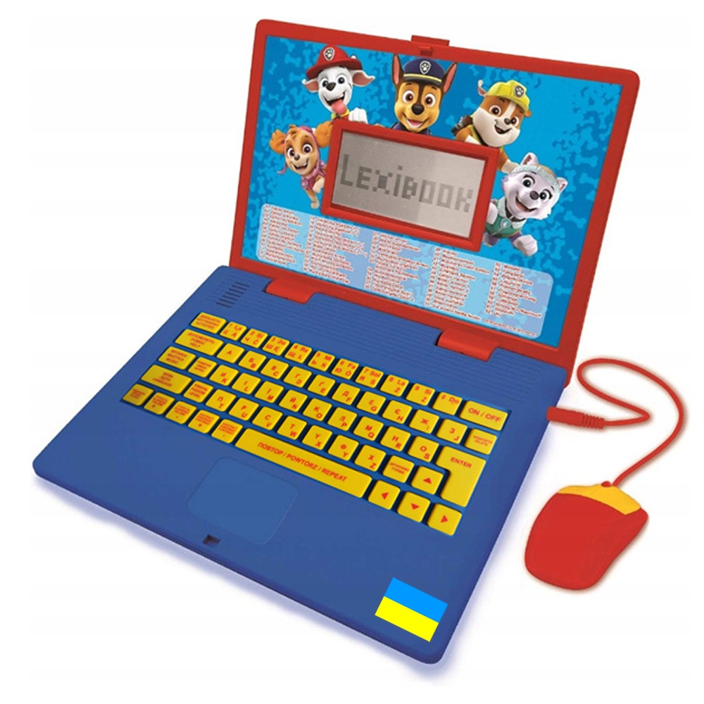 LAPTOP EDUKACYJNY PSI PATROL INTERAKTYWNY NAUKA JĘZYKA POL/ANG/UKR GRY