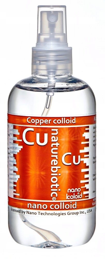 

Nano Miedź Koloidalna 50ppm/250ml przeciw grzybicy