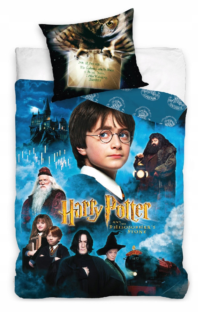 

Pościel Harry Potter Hogwart Hagrid Snape 140x200