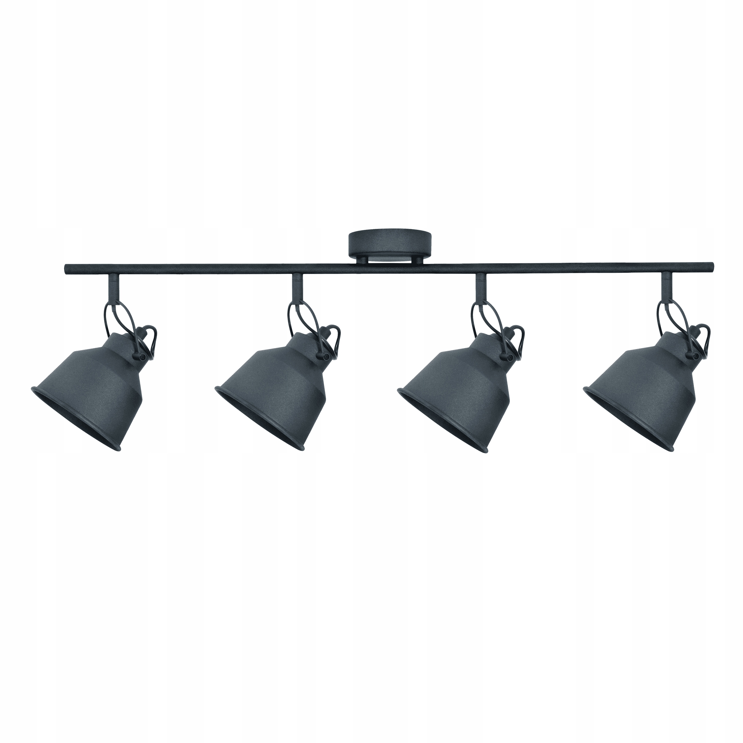 Stropní reflektor kulatý Polux černý