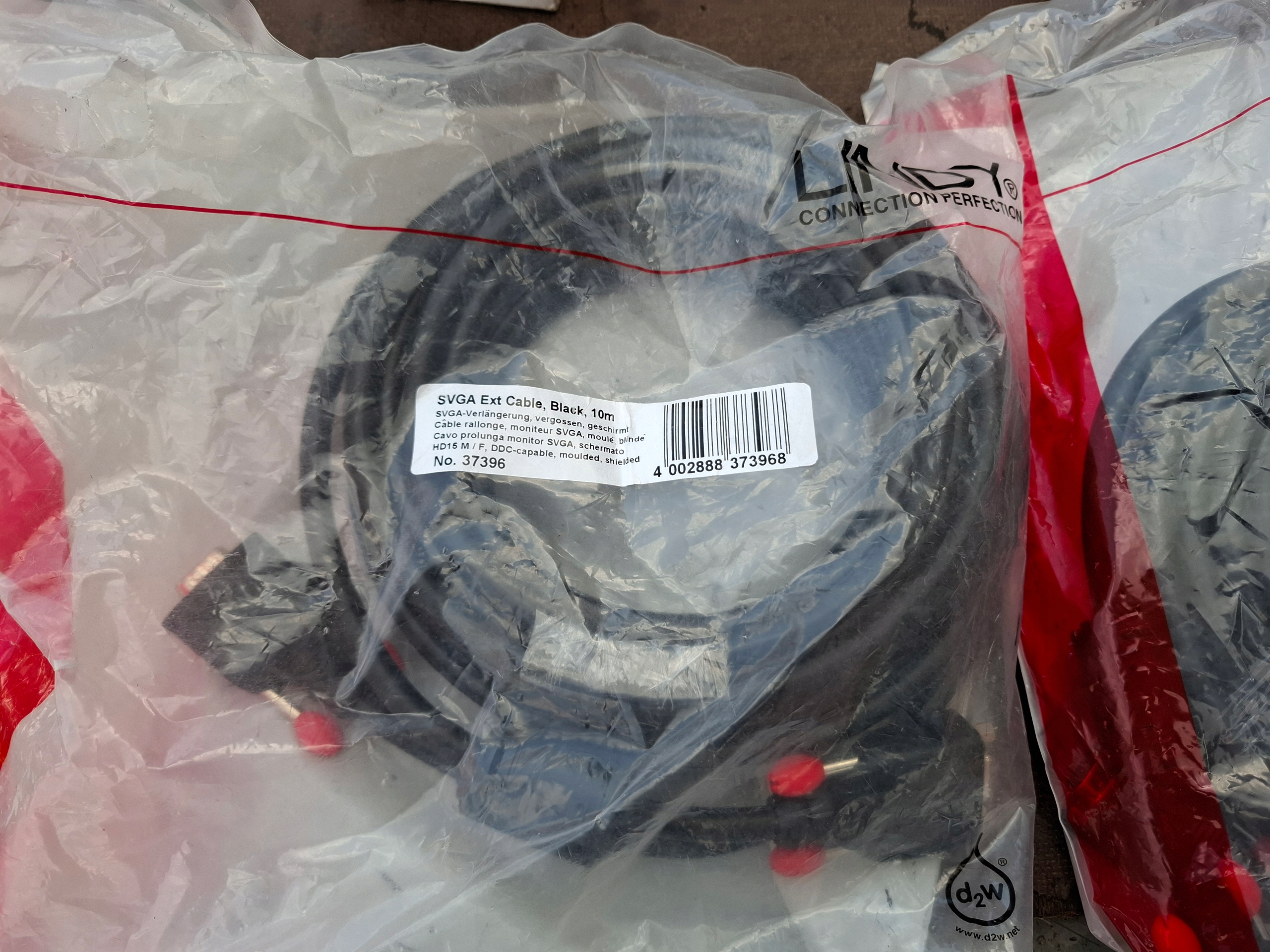 Lindy Svga Cable Extension 10m, Telecom Cable, Electronics, Metrology