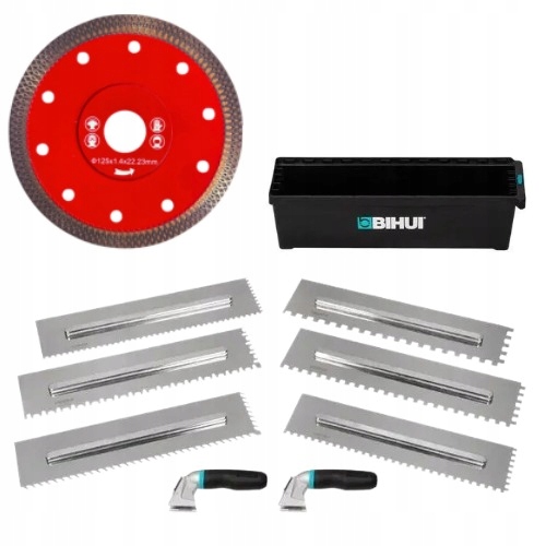 Bihui Sada Glazurovacích Hřebenů S Držákem Na Lepidlo 8 X Hřebenů