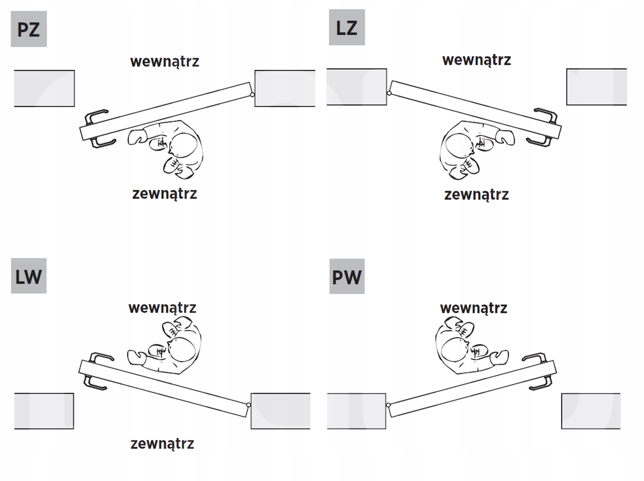 Drzwi zewnętrze nowoczesne Wiśniowski NOVA TYTAN Szerokość drzwi 100 cm