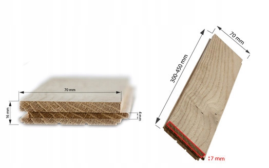 SOLIDNY Parkiet DĘBOWY z Bielem Klepka Podłogowa Drewniana Podłoga Marka Omni