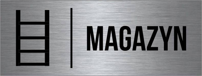

Tabliczka Magazyn Piktogram Aluminium