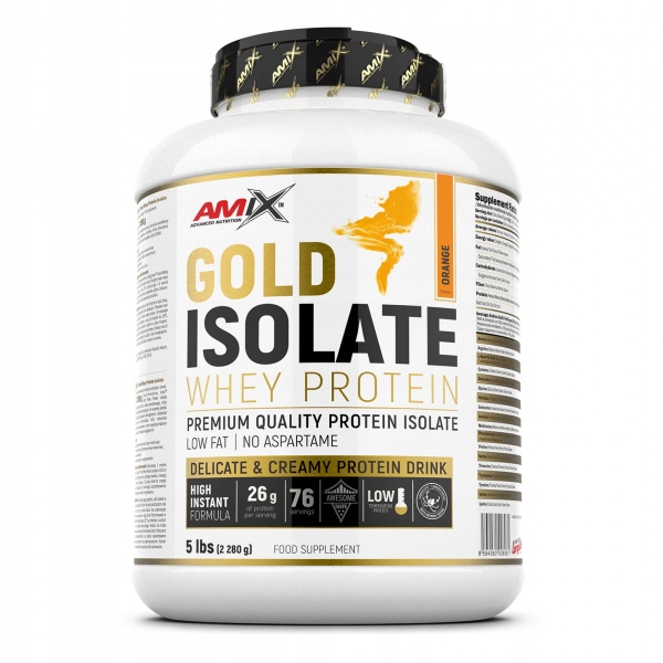 Gold Whey Protein Isolate 2280g orange