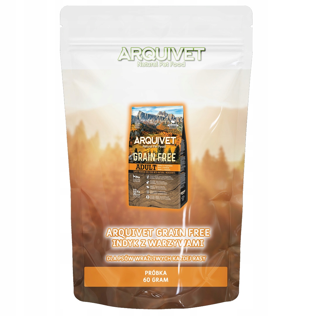 Vzorek Arquivet Grain Free Krůta se zeleninou 60 g