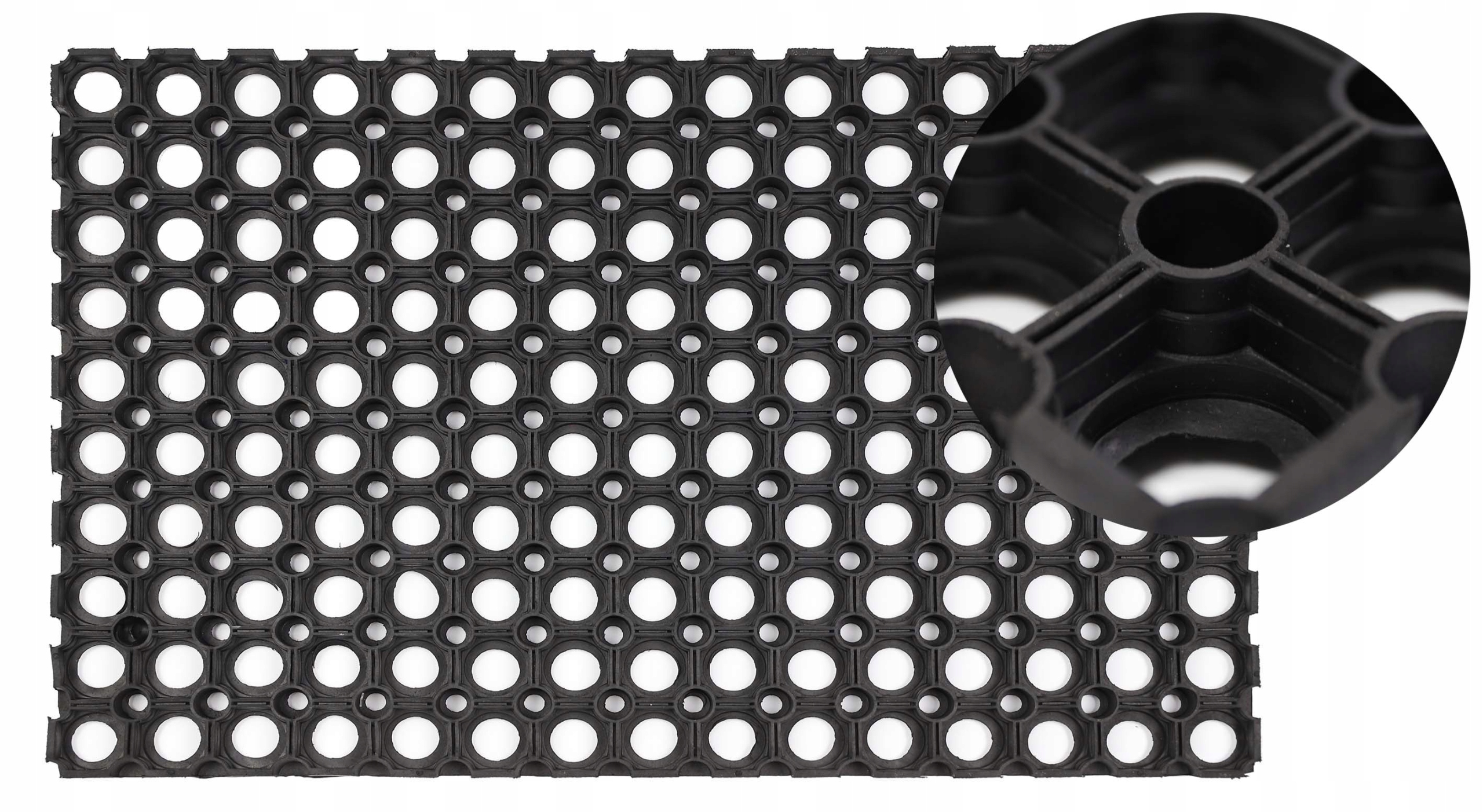 Prolamovaná Rohožka Hrubá 22 mm Velká Podložka Pod Dveře 80X120 cm