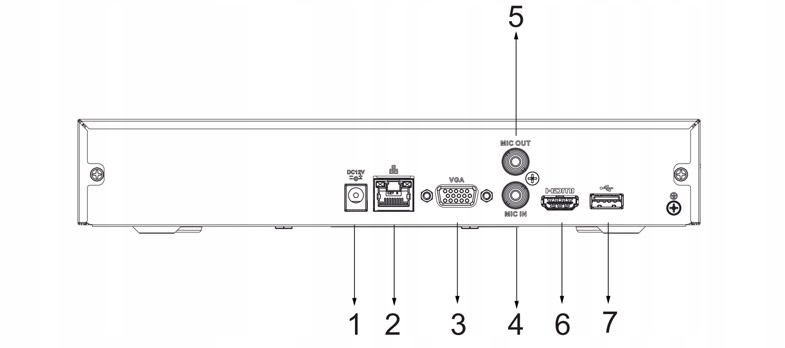 Rejestrator IP Dahua NVR4108HS-4KS2/L 8 Kanałowy Liczba obsługiwanych kamer 8