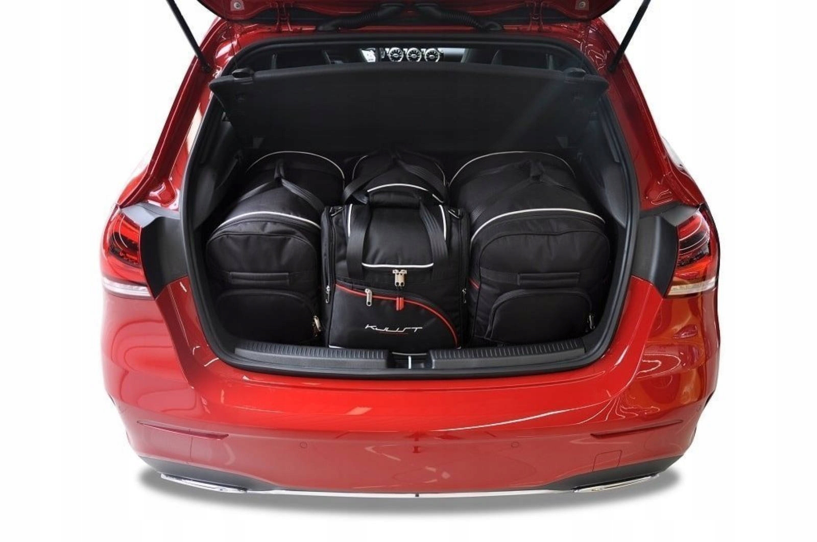 J&j Automotive Sada 4ks cestovných tašiek Aero pre Mercedes-benz A Hatchba