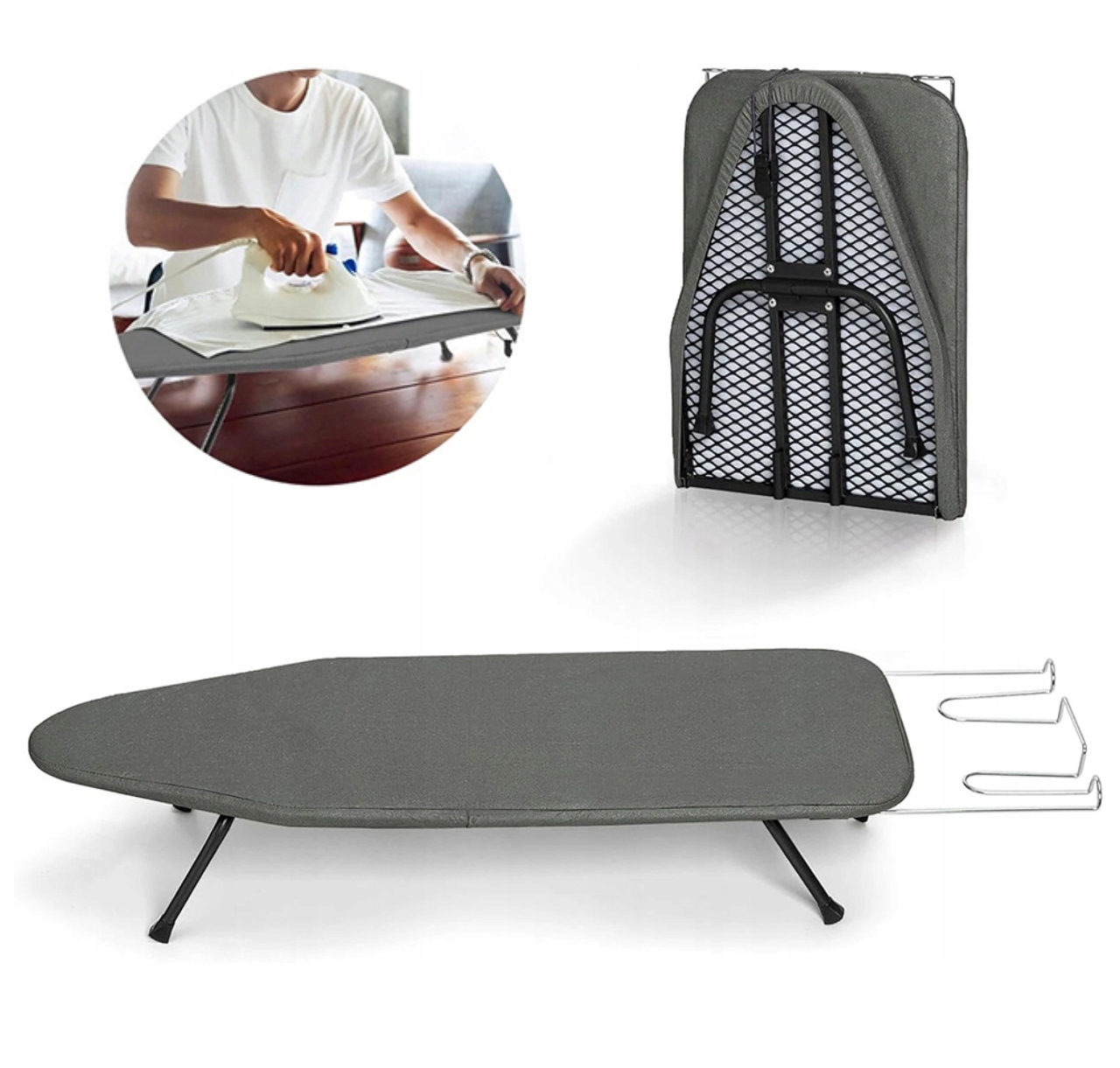 Levně Žehlicí Prkno Připevňuje se na stěnu Mini Žehlicí Prkno Na Stůl