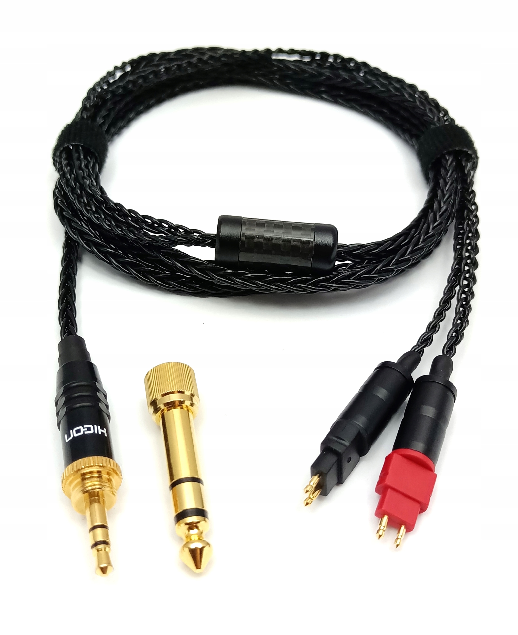 Ručne vyrobený kábel pre Sennheiser HD600 HD650 meď 6N Occ 3,5 mm 6,3 mm