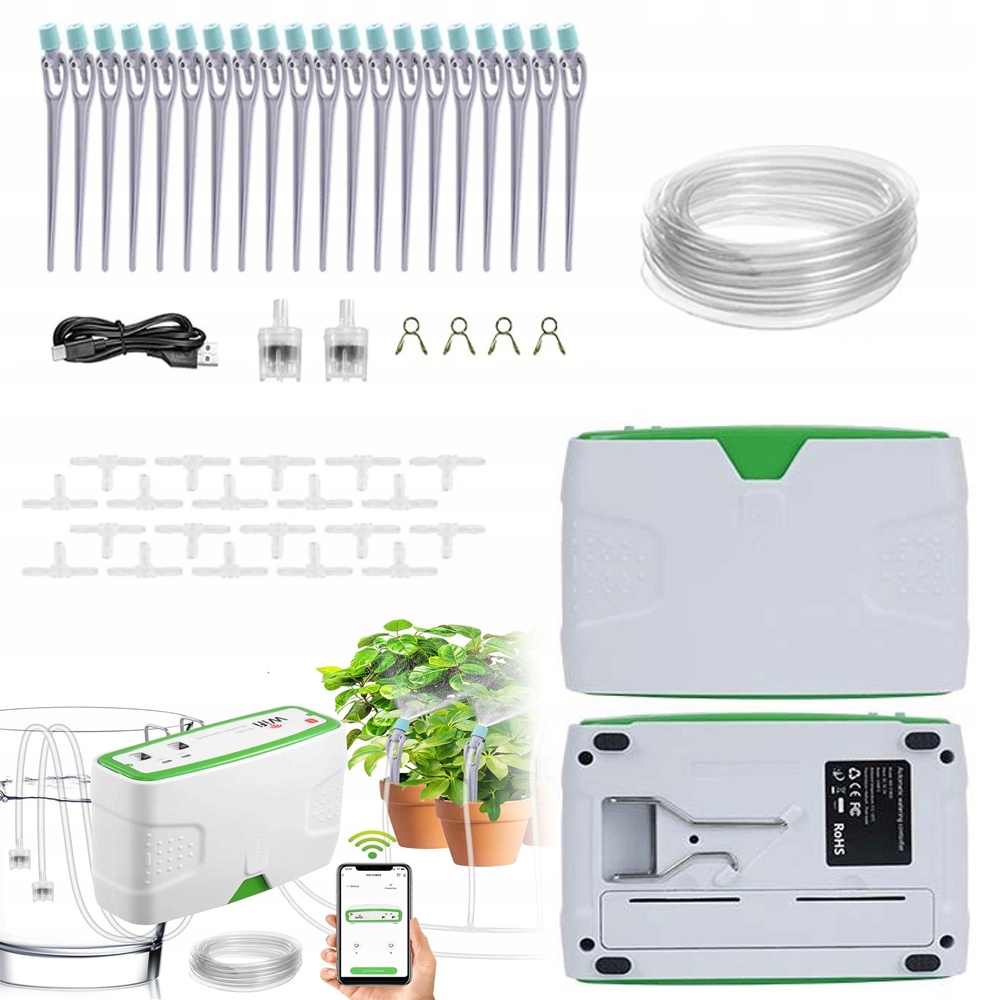 Automatický Zavlažovací Systém Pro Rostliny V Květináčích, Sada Wi-fi