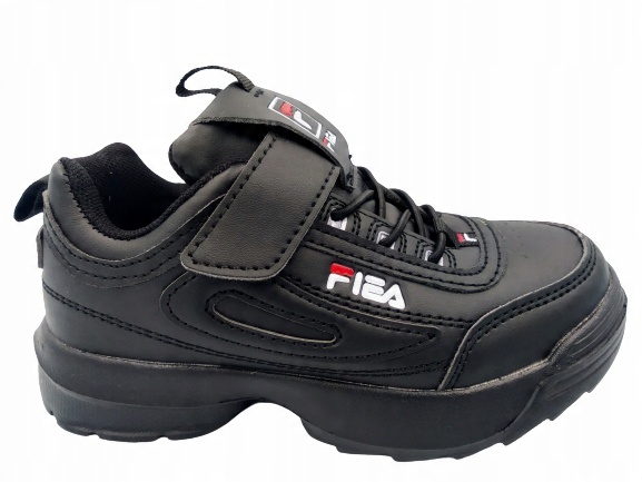 

Sneakersy Lekkie Buty Sportowe Rzepy Adidasy Fil