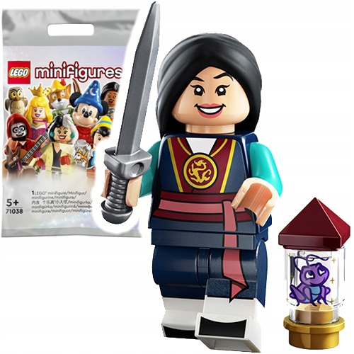

Lego Disney Minifigures, 71038, Mulan, B/n