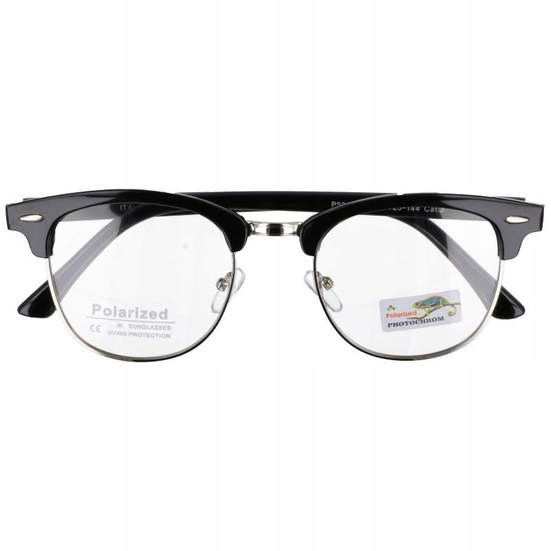 

Męskie Okulary Fotochromowe Nerdy Półramki