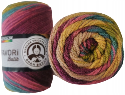 Madame Tricote włóczka cieniowana 100g/210 m. 900