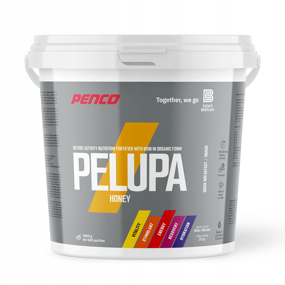 Pelupa Instantní Bezlepková kaše 3000g med