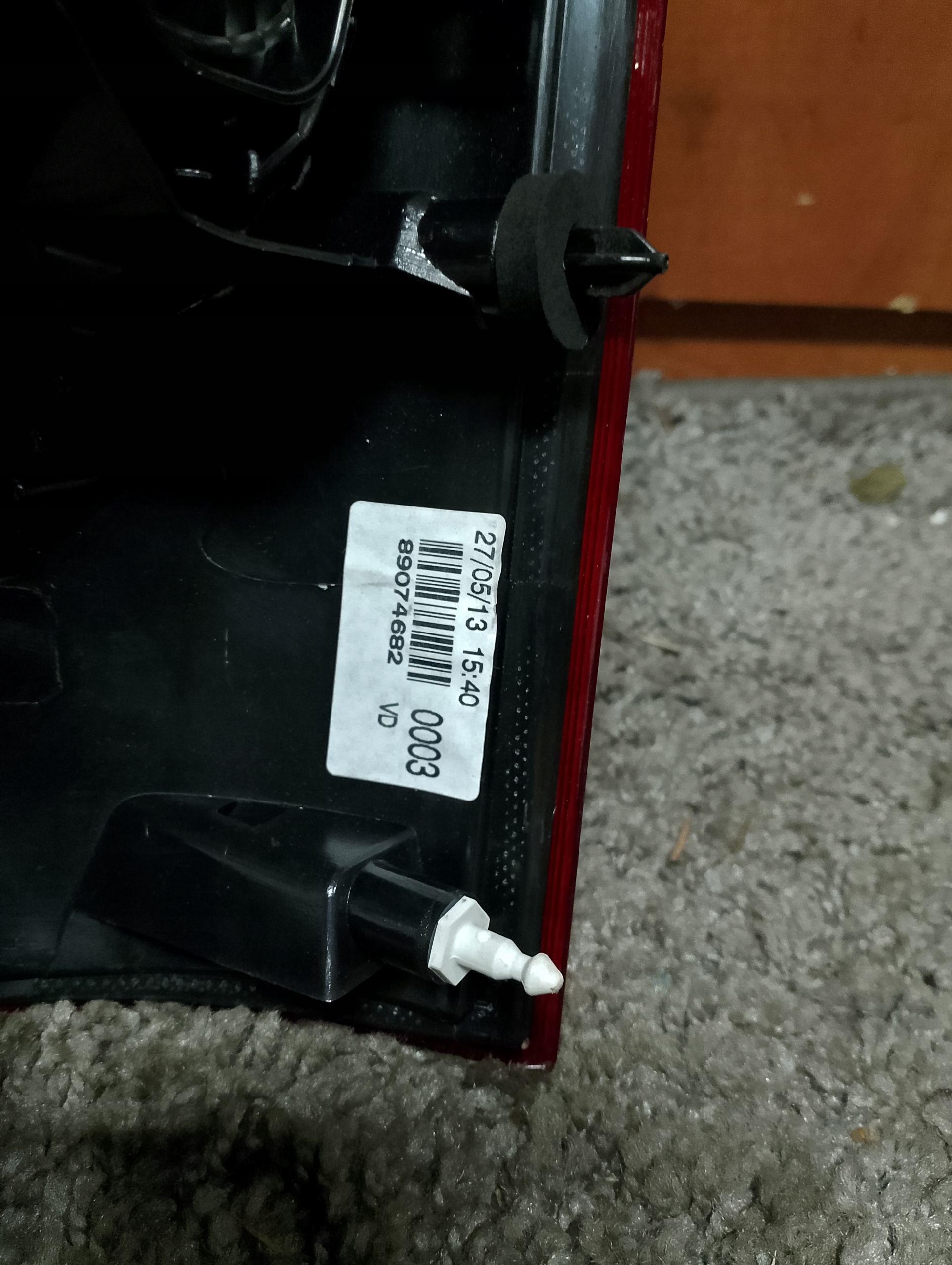 light right rear part right rear RENAULT KANGOO II