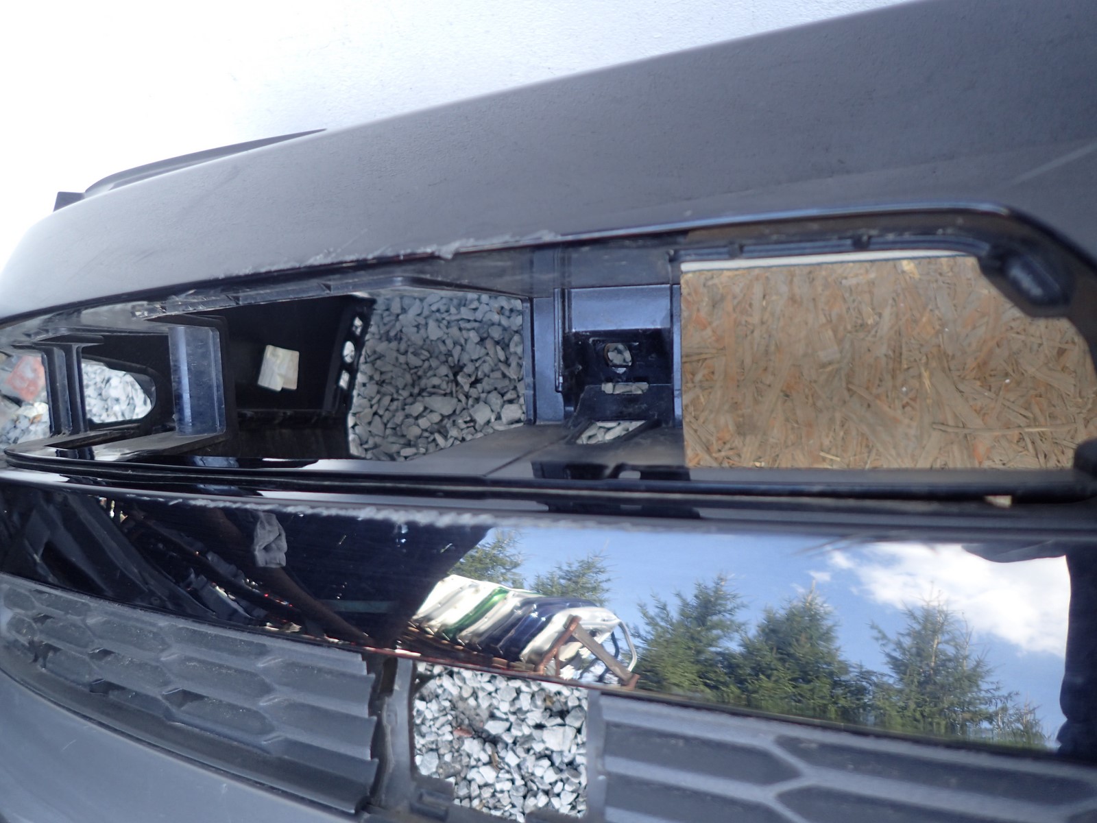 bumper rear part rear AUDI Q7 4M II S LINE LIFT 2019