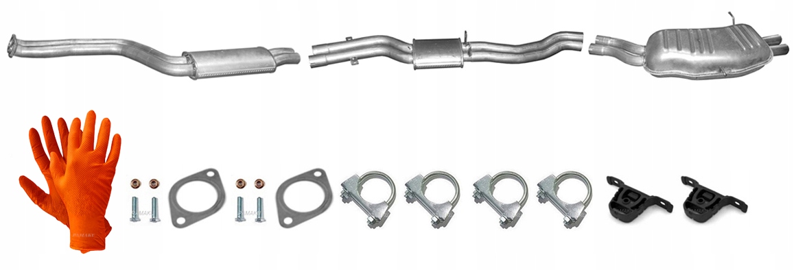 Bmw 3 E46 2.2 2.5 3.0 (1998-2005) Kupé Sedan Kombi Výfukový Systém