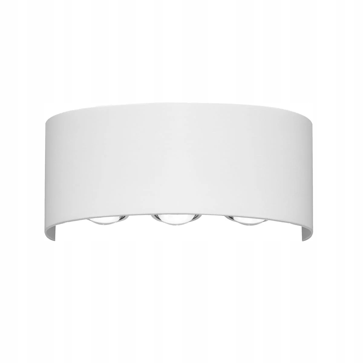 Italux Ortelo Venkovní nástěnné svítidlo 6W Led Bílá IP54 3 Světelné body