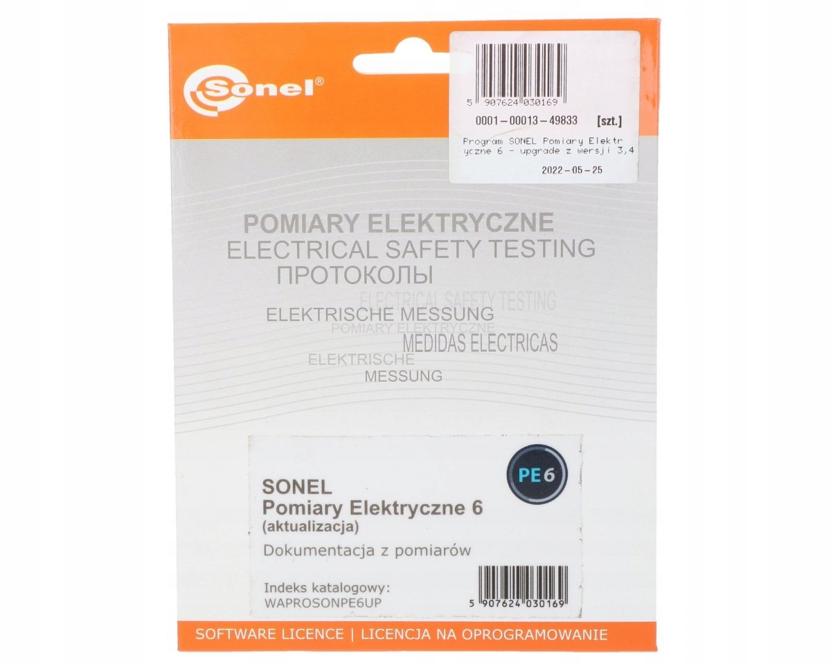 Program Sonel Pomiary Elektryczne 6 upgrade 3,4,5