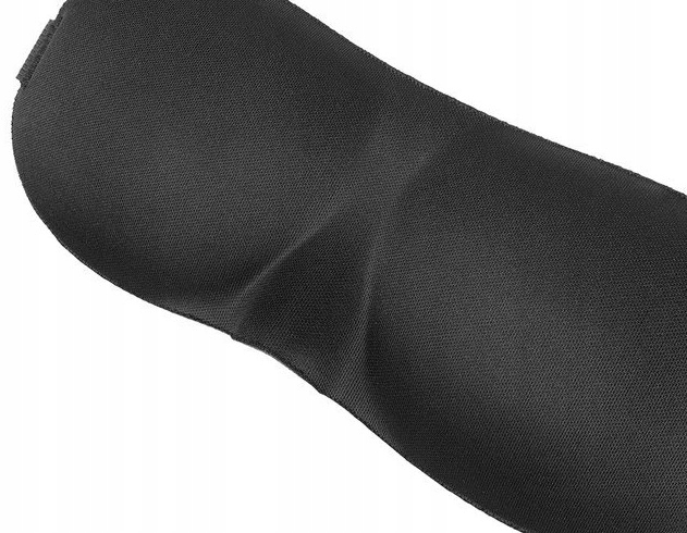 OPASKA NA OCZY DO SPANIA + ZATYCZKI DO USZU + ETUI - ZDROWY SEN I RELAKS Kolor czarny