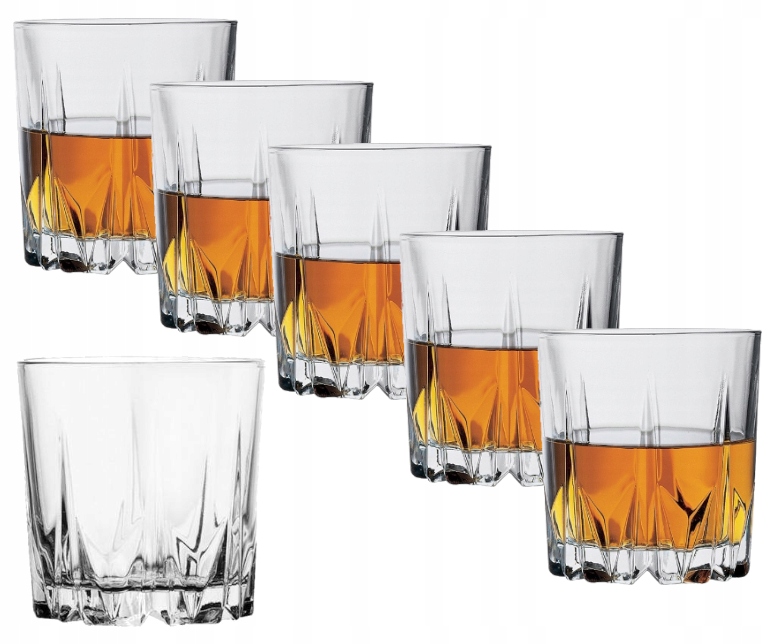 

Szklanki Whisky Drinków Latte Zestaw Komplet 6szt.