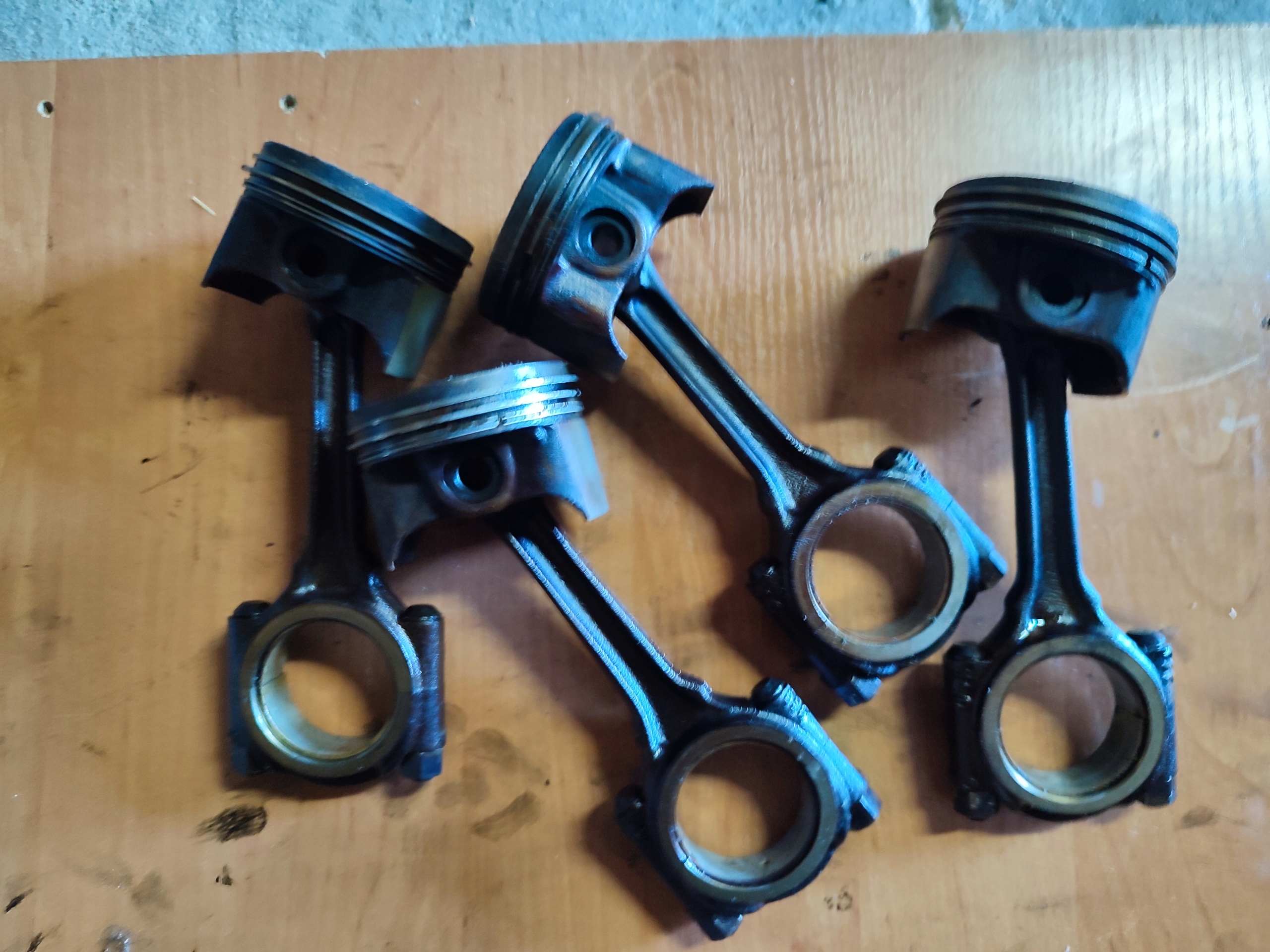 piston with connecting rod PEUGEOT 1.4 KFU 19FL2 C25