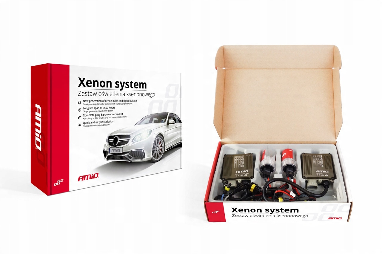 

Zestaw Hid Xenon Canbus Cyfrowy D2S 8000K AMiO