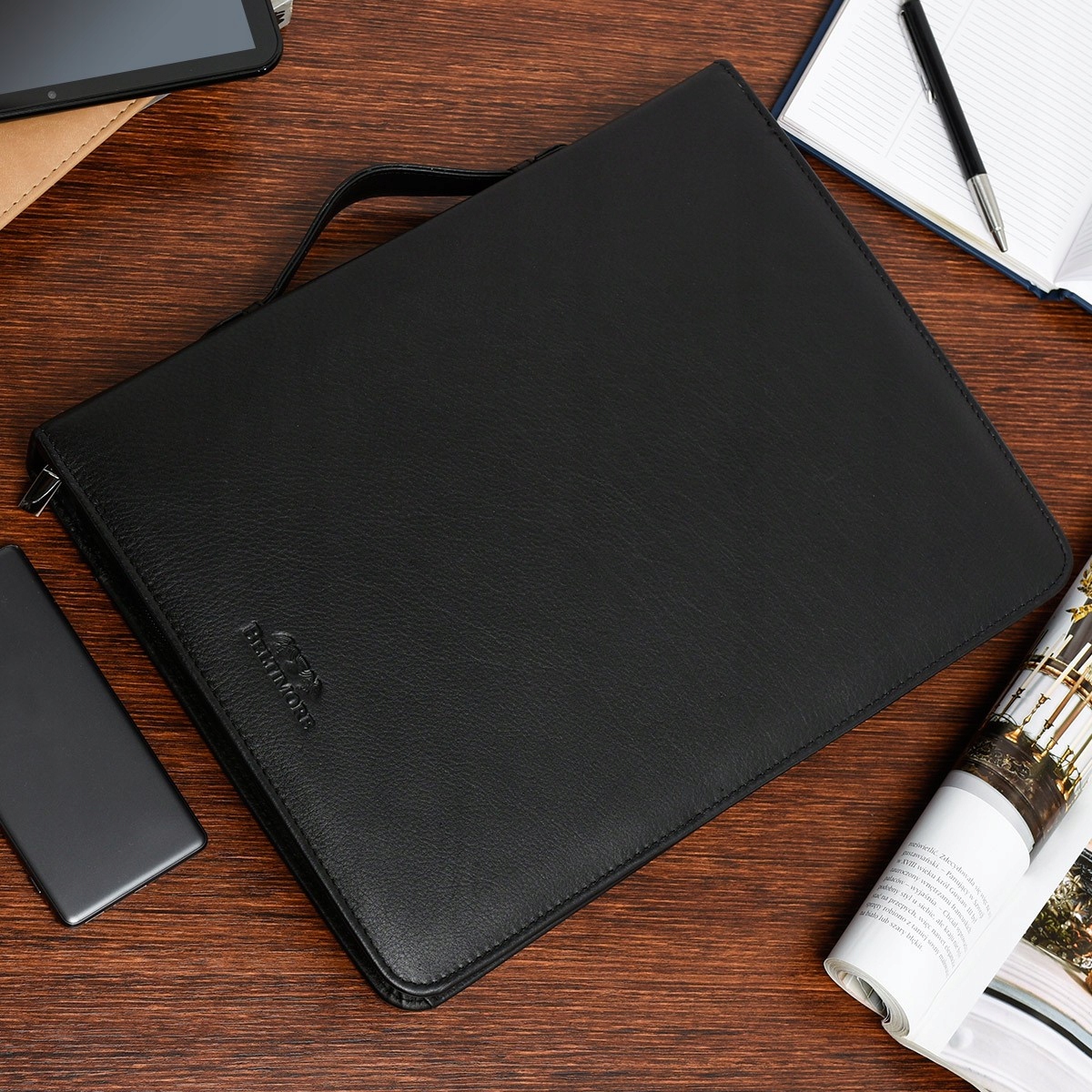 Beltimore męska aktówka skórzana biwuar teczka Płeć mężczyzna