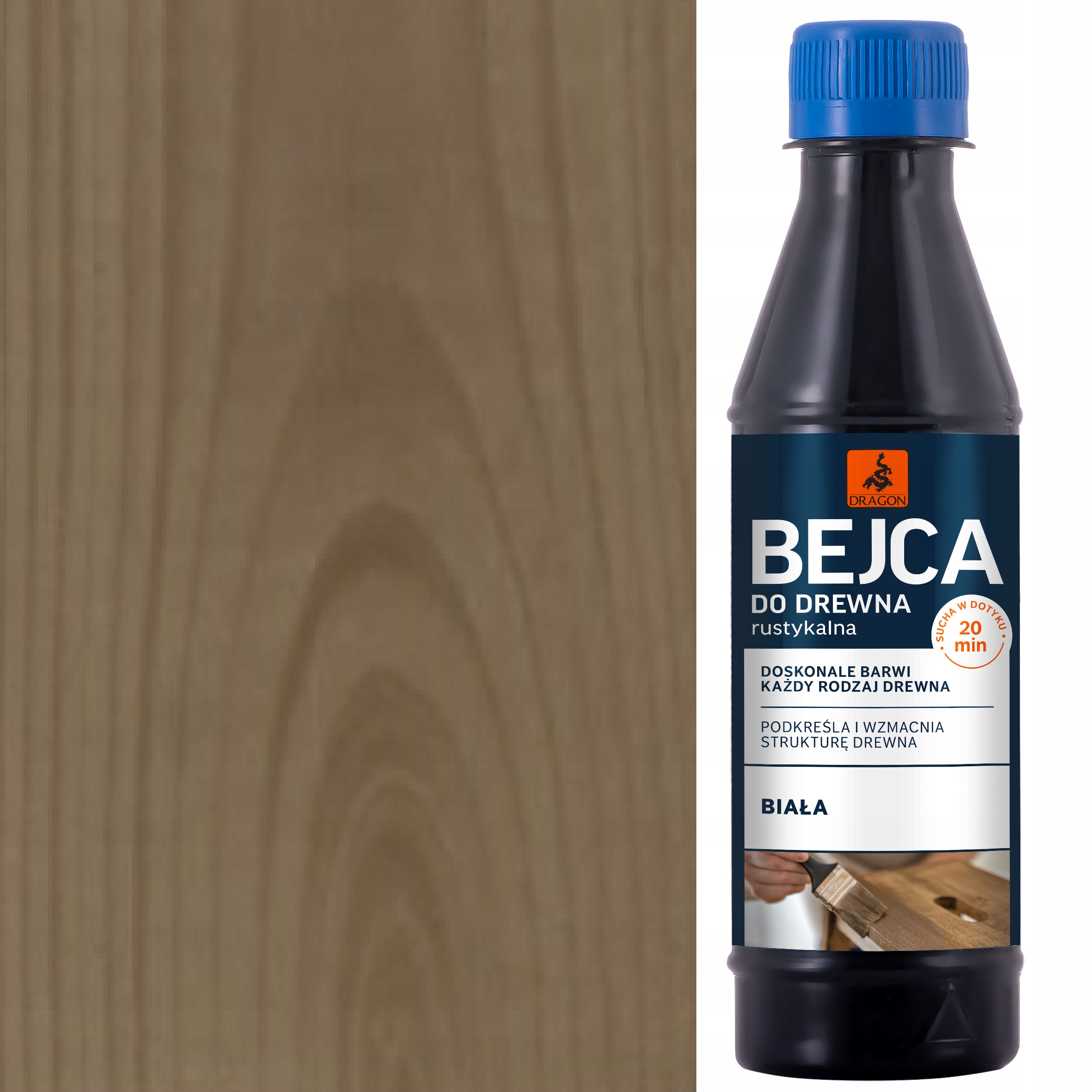 DRAGON BEJCA DO DREWNA RUSTYKALNA 0,2 L ORZECH JAS